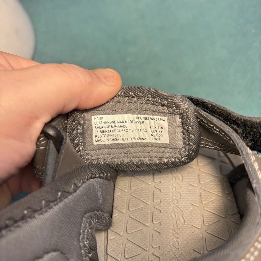 Eddie Bauer Hank Men's Strap On Sandals Size 11 M In Two Tone Grey Outdoor Comfy